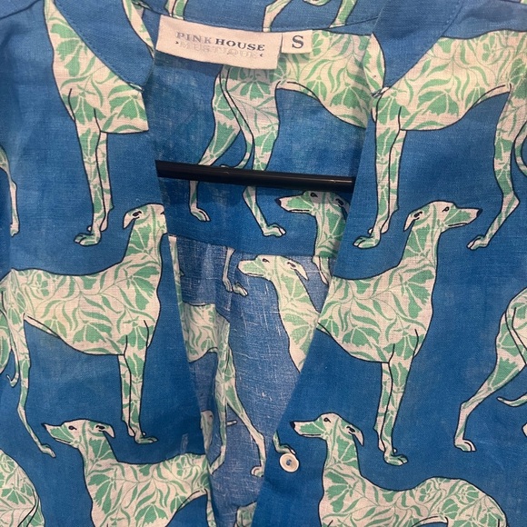 PINK HOUSE /LINEN DECIMA DRESS LURCHER/ Size S / P2P ￼18’ / Retail $205 - Picture 5 of 7